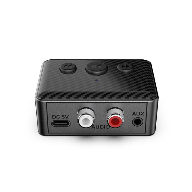 Wireless Audio Receiver BT5.4 Stereo Music Adapter Support 3.5Mm AUX RCA U-Disk Playback for Speaker Amplifier Kit