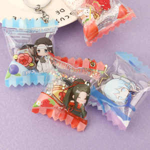 Tùy Chỉnh Logo Acrylic Kẹo Charm Lắc Acrylic Keychain Với <span class=keywords><strong>Shaker</strong></span> Khác Nhau - Product Image 2