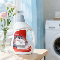 Détergent à lessive personnalisé en marque blanche, service OEM, liquide de lavage pour vêtements, produits ménagers 2L 3L