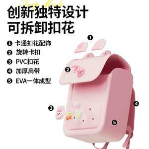 Nouveaux cartables pour enfants conçus pour garçons et filles, sacs de voyage légers en plein air bricolage, sacs à dos de dessin animé pour bébé - Product Image 3