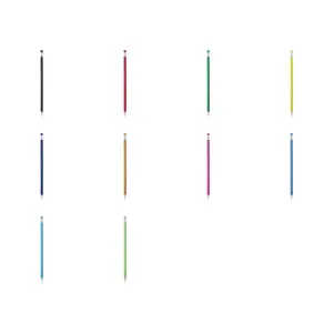 Crayons de couleur en bois, gadgets personnalisés - Product Image 2