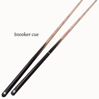 B.S. Queue de billard artisanale de 57 pouces, professionnelle, en bois de frêne, pointe de 9,5 mm, poignée en ébène pour le snooker