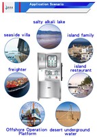 Système d'osmose inverse d'eau de mer de petite taille pour bateau, unité de dessalement, eau salée en eau potable