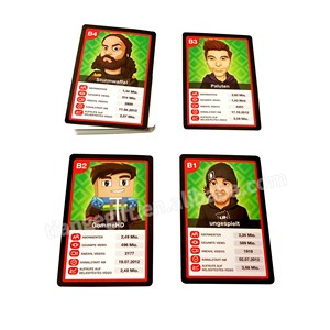 Nhà Sản Xuất Tùy Chỉnh In Ấn Quartett Thẻ Trò Chơi Chơi Thẻ - Product Image 5