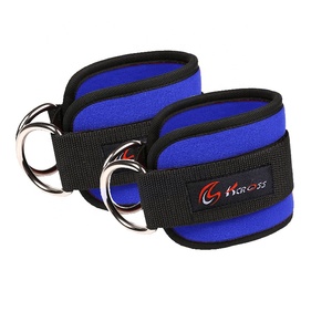 Tali pergelangan kaki dapat disesuaikan, latihan kaki <span class=keywords><strong>Gym</strong></span> kekuatan kebugaran olahraga EVA tali pergelangan kaki untuk mesin kabel - Product Image 6