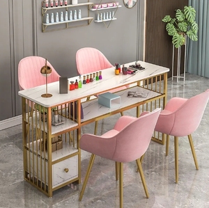 Juego <span class=keywords><strong>de</strong></span> <span class=keywords><strong>Mesa</strong></span> y Silla para Decoración <span class=keywords><strong>de</strong></span> Uñas, <span class=keywords><strong>Precio</strong></span> Especial, <span class=keywords><strong>Mesa</strong></span> Simple y Económica para Salón <span class=keywords><strong>de</strong></span> Decoración <span class=keywords><strong>de</strong></span> Uñas, con Doble Iluminación - Product Image 1