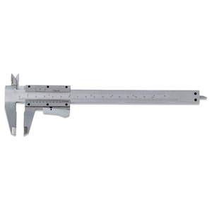 Calibre Fervi Satin 150 mm en acier, outil de mesure de précision pour le travail des métaux - Product Image 1