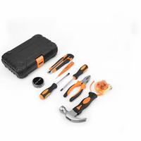 Boîte à outils pour machines domestiques, ensemble d'outils manuels en acier au carbone, tournevis multifonctionnel avec étui rigide pour réparation électrique