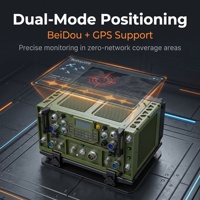 Radio tactique militaire à double bande VHF UHF 30~512 MHz à saut de fréquence, longue portée, définie par logiciel