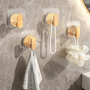 خطاف الحمام واضح الاكريليك عرض هوك مجلس الوزراء رف الباب لتعليق الملابس - Product Image 3