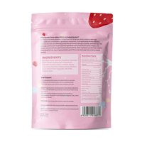 Boisson en poudre saveur fraise Beauty Glow Milk, complément alimentaire, OEM, marque privée