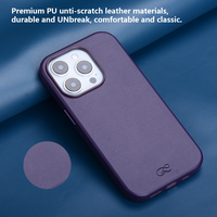 DL personnalisé personnalisé 2023 coque de téléphone en cuir PU plaine magnétique pleine fleur Unti-scratch PU housses de téléphone pour iphone 15 14 Pro