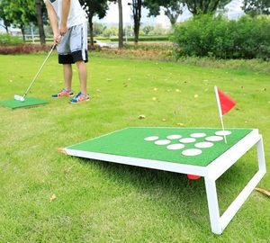 Entraîneur de déchiquetage de golf en bois pour sacs de sable, dispositif de pratique et d'écaillage de <span class=keywords><strong>cornhole</strong></span> de golf - Product Image 3