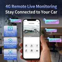 Nouvelle caméra embarquée 4G double objectif 4K+1080P, vision nocturne, enregistrement en boucle, capteur G, contrôle par application WiFi, stockage cloud, 1 an