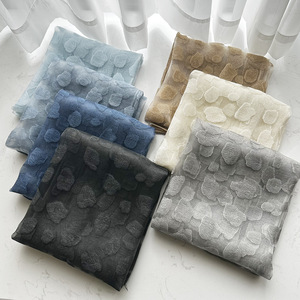 2025 Chic Elegant Premium Jacquard Organza <strong>Scarf</strong> Summer <strong>Thin</strong> Sun Protection High-quality Hijab Shawl for <strong>Women</strong> - Product Image 1