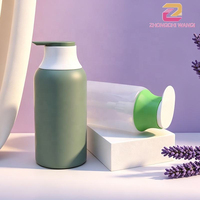 Bouteille en plastique PET rechargeable 300 ml 500 ml avec pompe à lotion, récipient vide pour les soins personnels et liquides ménagers