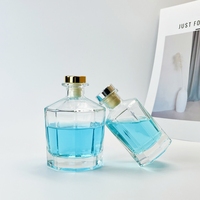250ml Reed Diffuseur Bouteille Diffuseur Bouteille Avec Emballage Vide Verre Aroma Diffuseur Bouteille Avec Nature Reed Bâtons