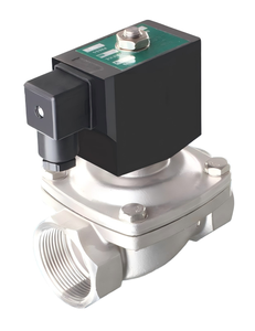 วาล์วลมโซลินอยด์ไฟฟ้า 1/4 นิ้ว NPT 24V 2 ตำแหน่ง 2 ทาง แบบปิดปกติ - Product Image 2