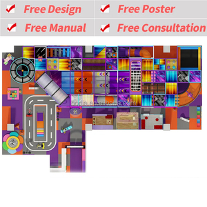 Commercial Indoor Playground Equipment for Children Soft Tubular Frame Playroom and Daycare Model with <b>Plastic</b> Material - Product Image 2