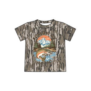 BT1772 Custom camo <b>catch</b> ya later print Top for Baby Boy short Sleeve kids T-shirt summer boy Clothe - Product Image 4