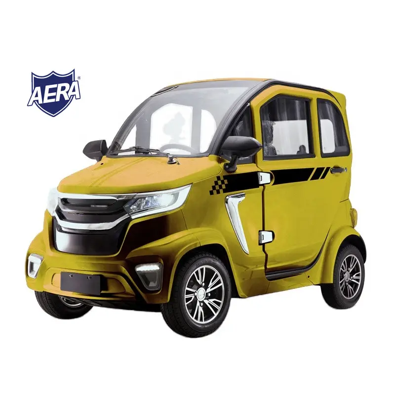 AERA-UM4 Europe Warehouse 2023 New Hot Sale Family Use Fully Enclosed Small Luxury 4 Wheel Adult Electric Micro Car with EEC