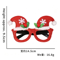 Chapeau de Clown Vert de Noël et Lunettes Décoratives, Accessoire Amusant pour Cabine Photo, Idéal pour Réunions de Fêtes, Soirées Costumées et Événements du Nouvel An - Meilleure Vente