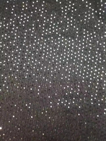 Fil métallique plissé polyester clair de lune sequin tulle tricot lurex tissu pailleté avec paillette polyester + fil métallique