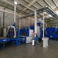 HongYi-ISO9001 certifié 1200mm haute qualité Polyester déchets fibre recyclage Airlaid Machine pour machines non tissées