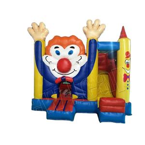 Tobogán combinado de <span class=keywords><strong>Casa</strong></span> de rebote inflable de PVC payaso con soplador de aire - Product Image 1