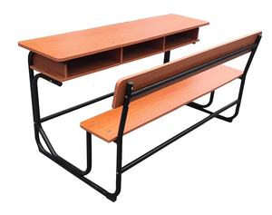 Nhà Sản Xuất Tùy Chỉnh Bàn Gỗ Sinh Viên Bàn Và Ghế Lớp Học Bảng Với Băng Ghế Dự Bị Nhiệm Vụ Nặng Nề Nghiên Cứu Bàn Cho Các Trường Học Sử Dụng - Product Image 2