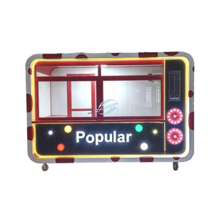 Kiosques de vente extérieurs personnalisés, stands mobiles de thé au lait pour marchés nocturnes, stands de vendeurs ambulants et stands d'entrée de parc - Product Image 1