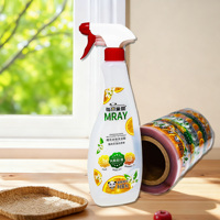 Produits de solution de nettoyage personnalisés, détergent à lessive imperméable, seau, étiquettes adhésives imprimées, autocollants