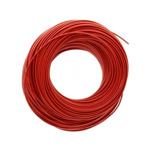 Câble électrique monoconducteur Fs17, conducteur en cuivre de 1,5 mm, couleur rouge, bobine de 100 m, isolé pour applications électriques - Product Image 4