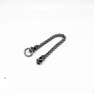 Bracelet unisexe en acier titane rétro yunnique, bijou cadeau avec motif du zodiaque animal, design à maillons en acier inoxydable 316 - Product Image 3