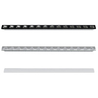 Mini profil LED moderne ultra-mince pour l'installation d'éclairage linéaire encastré et en saillie pour armoires et cuisines