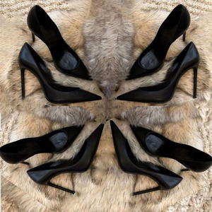 Pointed Toe Heeled Sandals Party Dress Women's Shoes Elegant Thin High Heels Office <b>Pumps</b> <b>Black</b> fashion Sexy Heeled Sandals - Product Image 4