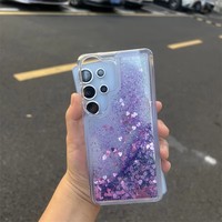 Casing HP Transparan Lembut TPU PC dengan Glitter Pasir Mewah untuk Samsung Galaxy S26 S25 S24 S23 S22 Plus Ultra A17
