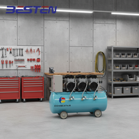 Roulements de compresseur d'air à piston CC sans huile de haute qualité, silencieux, production rapide en série, versions portables multi-tensions