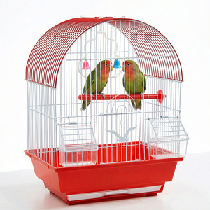Popüler Tasarım Kuş Yuvası Katlanabilir Tel Taşınabilir Kafes Yüksek Kaliteli Büyük Kuş Kafesi Papağan - Product Image 1