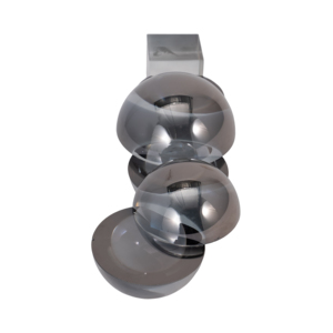 Scultura a Bolle Sovrapposte, Oggetto Decorativo Moderno in Vetro Cristallo per Scaffali, Tavolini da Caffè, Soggiorno - Product Image 6