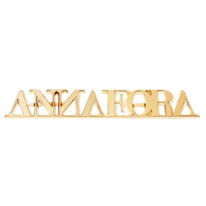Accesorio de bolsa de placa de identificación de letras de Metal chapado en oro <span class=keywords><strong>y</strong></span> accesorios de mochila emblemas decorativos logotipos de aleación de Zinc en relieve para sombreros - Product Image 1
