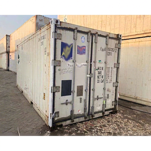 Conteneur frigorifique d'occasion 20RF de 20 pieds, certifié ISO9001, qualité usine, blanc, capacité 27 m³ - Product Image 1