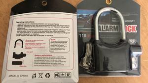 Oem alta calidad motocicleta gembok alarma candado impermeable sirena alarma bloqueo - Product Image 5