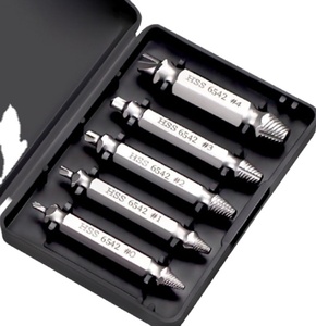 Set di estrattori <span class=keywords><strong>per</strong></span> <span class=keywords><strong>viti</strong></span> con bullone dado da 5 pezzi utilizzare <span class=keywords><strong>per</strong></span> <span class=keywords><strong>estrattore</strong></span> di <span class=keywords><strong>viti</strong></span> con bullone a valvola a triangolo con rubinetto danneggiato - Product Image 1