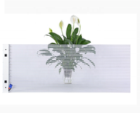 Pantalla LED de Película Transparente para Interiores, Paneles Transparentes con Tiras LED