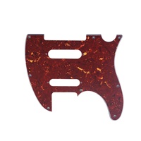 Panneau avant de guitare électrique Red Turtle 8 trous, pickguard simple en plastique TL avec vis, accessoire d'instrument de musique