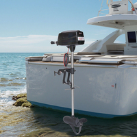 800W 24V DC Brushless électrique Out board Mo tor 3.0HP pour bateaux Kayaks Yachts pêche à la traîne