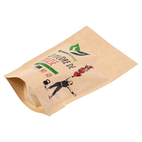 Ecologische Doypack voedselveilige staande pouch met ritssluiting, biologisch afbreekbare composteerbare verpakking voor fruit, biologisch poeder, aardbeien 1kg