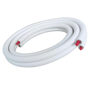 Tuyau en <span class=keywords><strong>cuivre</strong></span> isolé pour climatiseur split, 3/8, 3/<span class=keywords><strong>4</strong></span>, longueur 20m, pour ligne de réfrigérant R410 - Product Image 6
