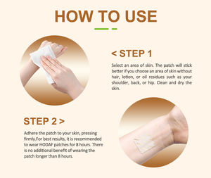 Patch de curcumine transdermique Patch antidouleur à base de plantes pour l'<span class=keywords><strong>inflammation</strong></span> <span class=keywords><strong>chronique</strong></span> des douleurs corporelles et soutien de la santé articulaire - Product Image 6